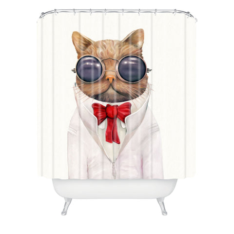 Animal Crew Astro Cat Shower Curtain