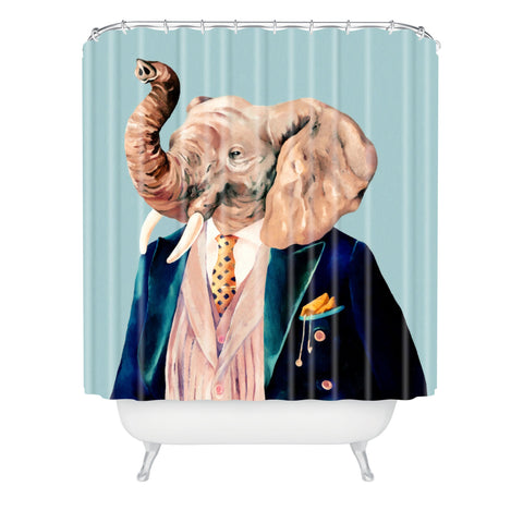 Animal Crew Mr Elephant Shower Curtain