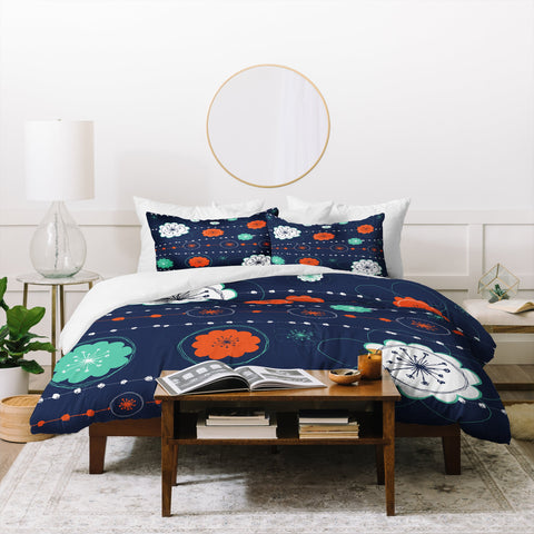 ali benyon abstract suzy duvet cover Ali Benyon Abstract Suzy Duvet Cover