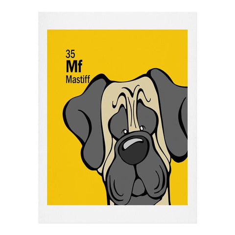 Angry Squirrel Studio Mastiff 35 Art Print