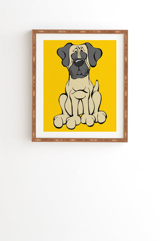 Angry Squirrel Studio Mastiff 35 Framed Wall Art