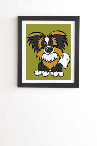 Angry Squirrel Studio Papillon 20 Black Framed Wall Art