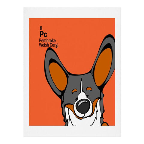 Angry Squirrel Studio Pembroke Welsh Corgi 8 Art Print