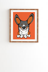 Angry Squirrel Studio Pembroke Welsh Corgi 8 Framed Wall Art