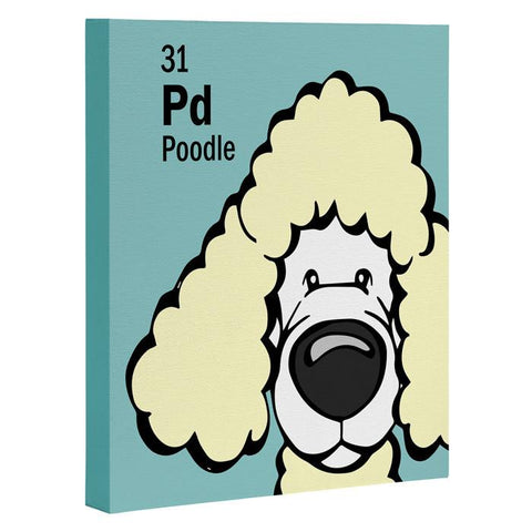 Angry Squirrel Studio Poodle 31 Art Canvas