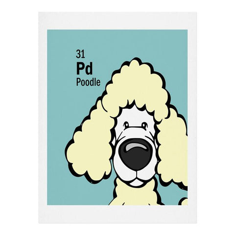 Angry Squirrel Studio Poodle 31 Art Print