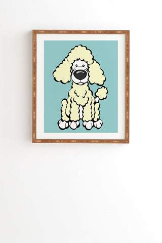 Angry Squirrel Studio Poodle 31 Framed Wall Art