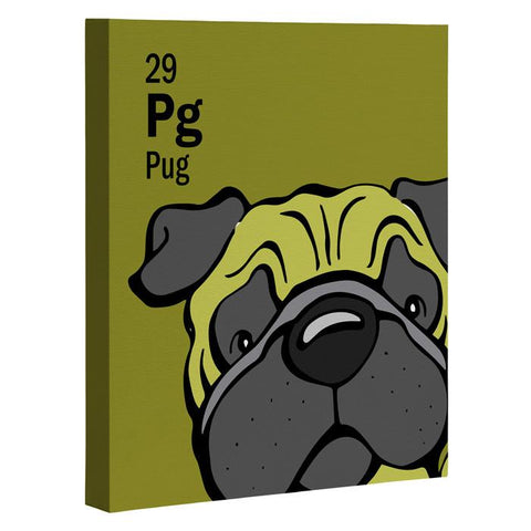 Angry Squirrel Studio Pug 29 Art Canvas