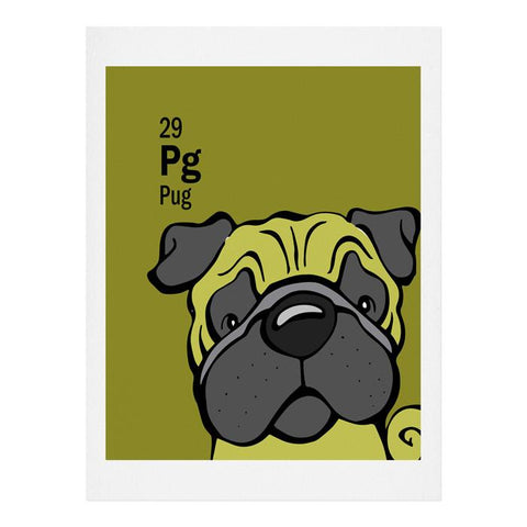 Angry Squirrel Studio Pug 29 Art Print