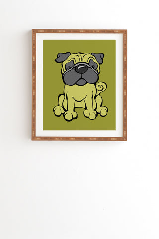 Angry Squirrel Studio Pug 29 Framed Wall Art