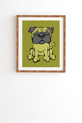 Angry Squirrel Studio Pug 29 Framed Wall Art