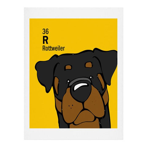 Angry Squirrel Studio Rottweiler 36 Art Print