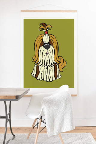 Angry Squirrel Studio Shih Tzu 30 Art Print And Hanger