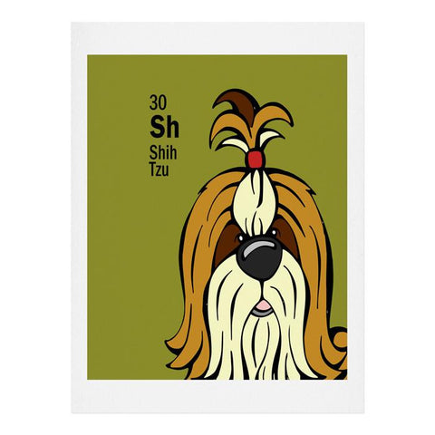 Angry Squirrel Studio Shih Tzu 30 Art Print