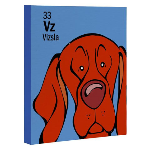 Angry Squirrel Studio Vizsla 33 Art Canvas