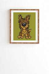 Angry Squirrel Studio Yorkshire Terrier 38 Framed Wall Art
