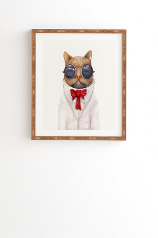 animal crew astro cat framed wall art Animal Crew Astro Cat Framed Wall Art