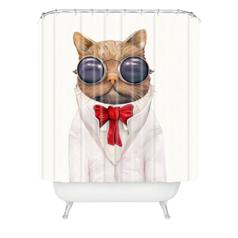 animal crew astro cat shower curtain Animal Crew Astro Cat Shower Curtain