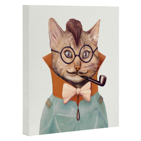 Animal Crew Eclectic Cat Art Canvas