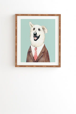 Animal Crew Happy Dog Framed Wall Art