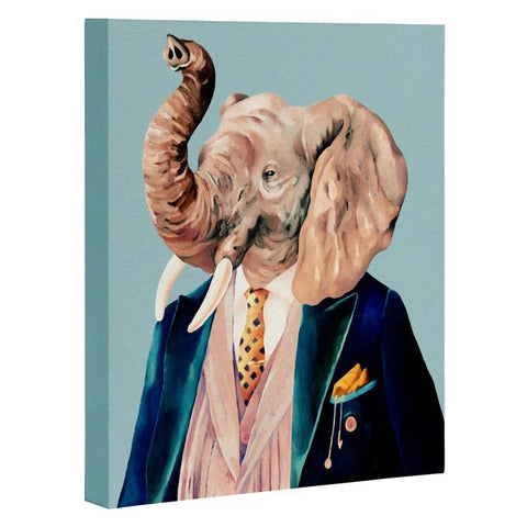 Animal Crew Mr Elephant Art Canvas