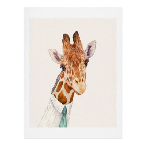 Animal Crew Mr Giraffe Art Print