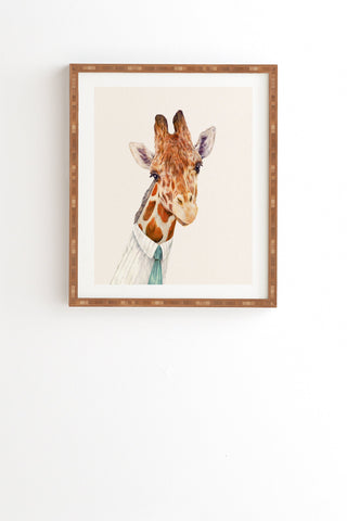 animal crew mr giraffe framed wall art Animal Crew Mr Giraffe Framed Wall Art