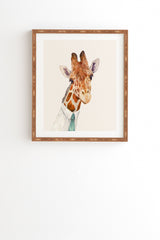 Animal Crew Mr Giraffe Framed Wall Art