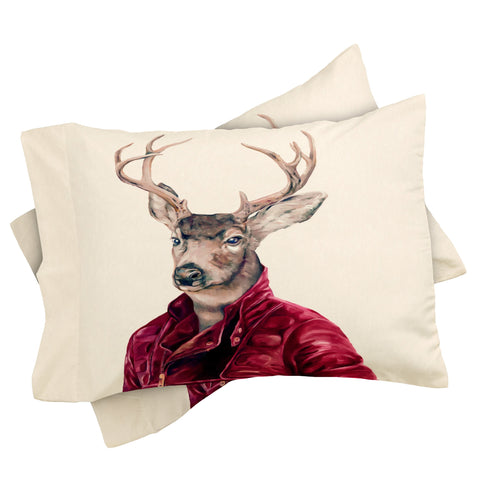 animal crew red deer pillow sham Animal Crew Red Deer Pillow Sham