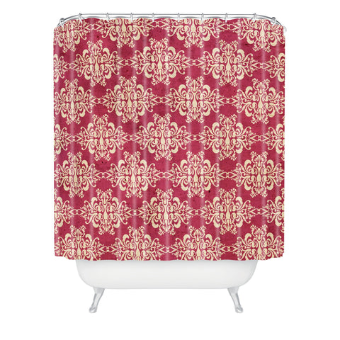 arcturus damask shower curtain Arcturus Damask Shower Curtain