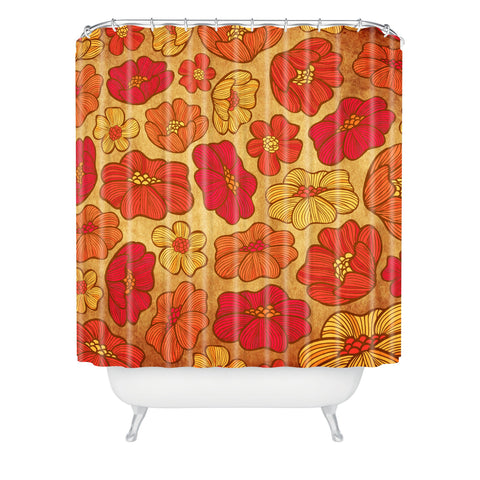 Arcturus Embers Shower Curtain