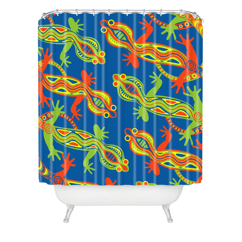 arcturus gecko shower curtain Arcturus Gecko Shower Curtain