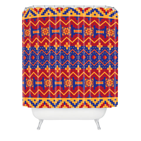 arcturus native shower curtain Arcturus Native Shower Curtain