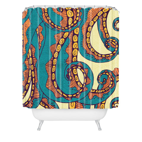 arcturus octopus shower curtain Arcturus Octopus Shower Curtain