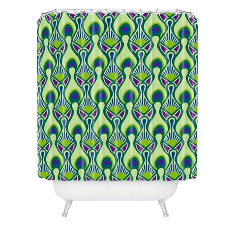 arcturus peacock 3 shower curtain Arcturus Peacock 3 Shower Curtain