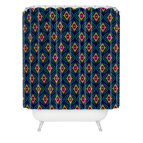 Arcturus Sapphire Shower Curtain