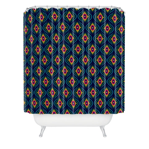 arcturus sapphire shower curtain Arcturus Sapphire Shower Curtain