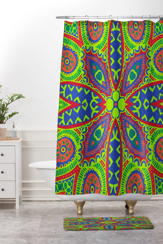 Arcturus Xhosa Krale Shower Curtain And Mat