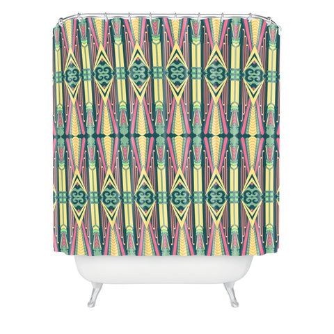 Arcturus Ziggurat Shower Curtain