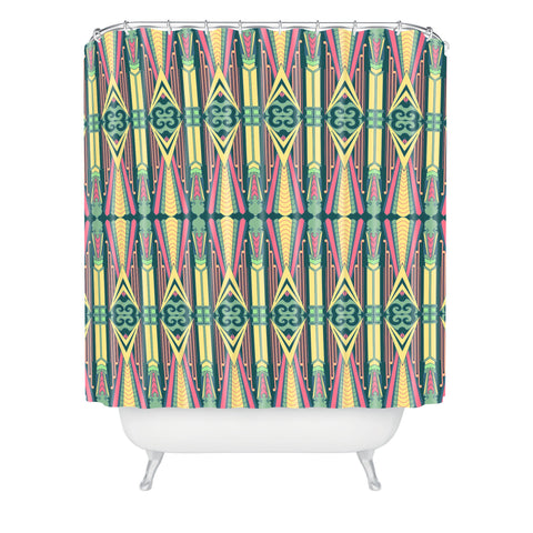 arcturus ziggurat shower curtain Arcturus Ziggurat Shower Curtain