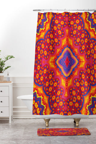 Arcturus Zulu Imbenge Shower Curtain And Mat