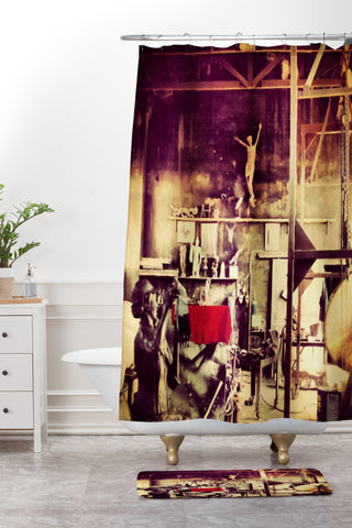 Ballack Art House Foundry Art Shower Curtain And Mat