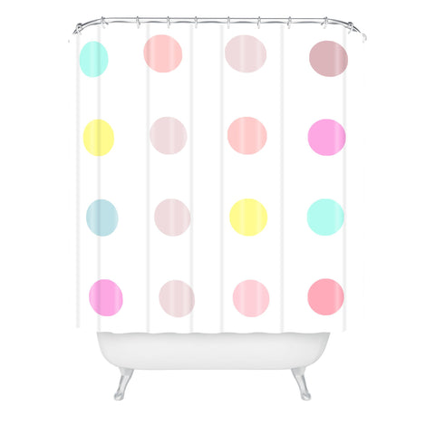 Ballack Art House Polka 2 Shower Curtain