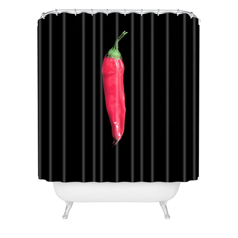 ballack art house red hot shower curtain Ballack Art House Red Hot Shower Curtain