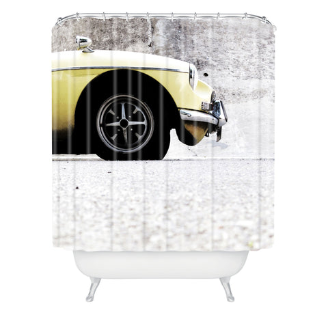 Ballack Art House Yellow Shower Curtain