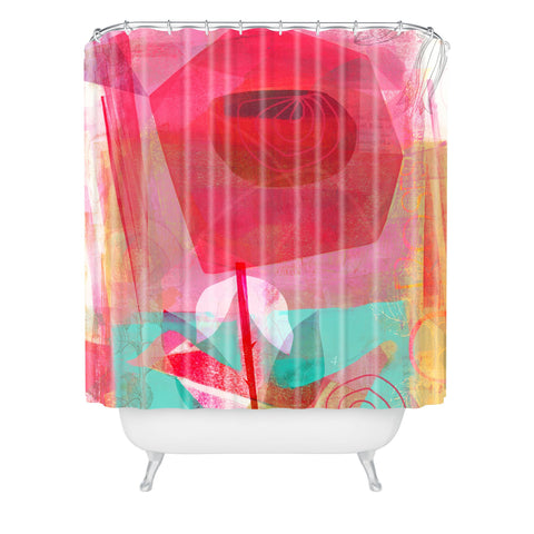 Barbara Chotiner A Rose is a Rose Shower Curtain