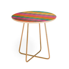 Bianca Green Ancient Rainbow Round Side Table