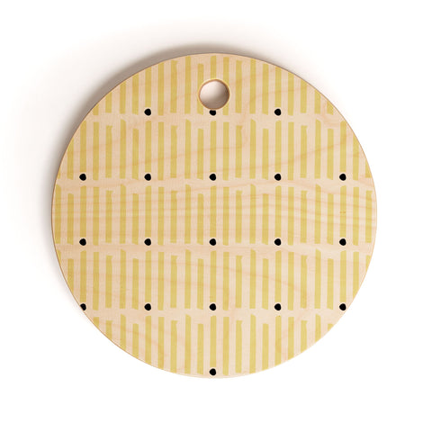 Caroline Okun Winchester Stripes Cutting Board Round