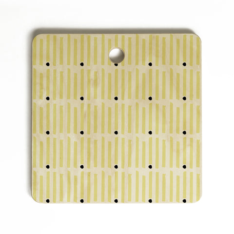 Caroline Okun Winchester Stripes Cutting Board Square