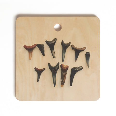 Catherine McDonald Amelia Island Shark Teeth Cutting Board Square